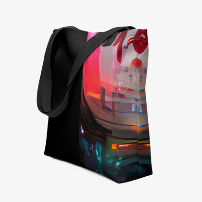Half Black Half Báijiǔ - Tote Bag