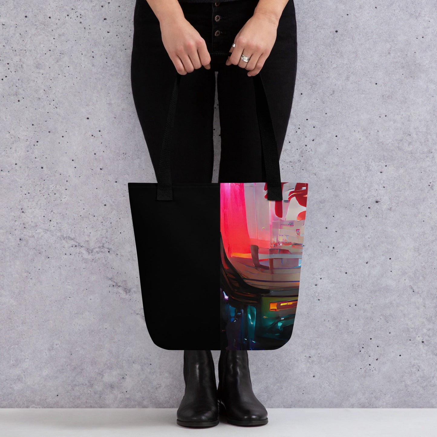 Half Black Half Báijiǔ - Tote Bag