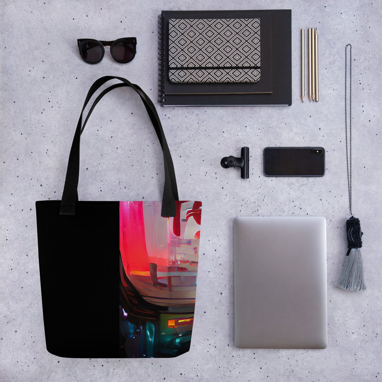 Half Black Half Báijiǔ - Tote Bag