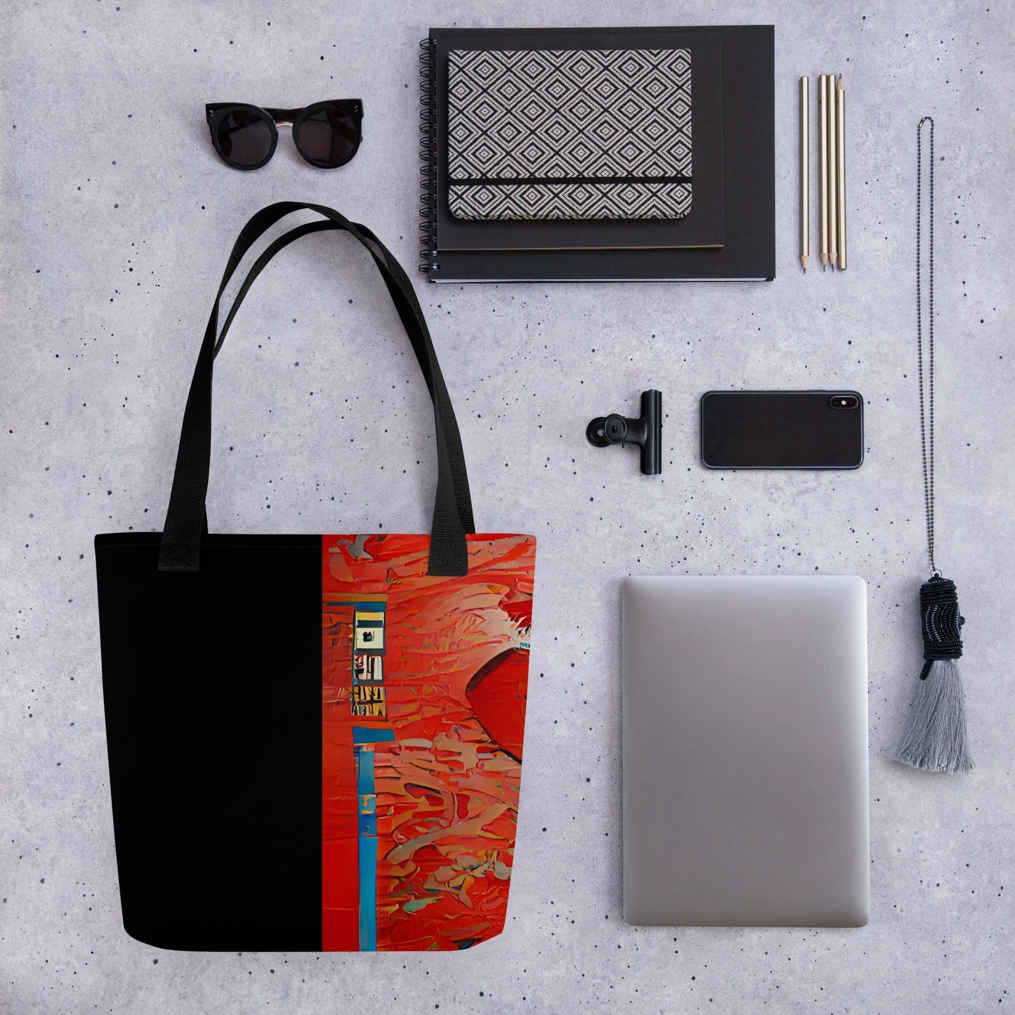 Half Black Half Hónghǎi - Tote Bag