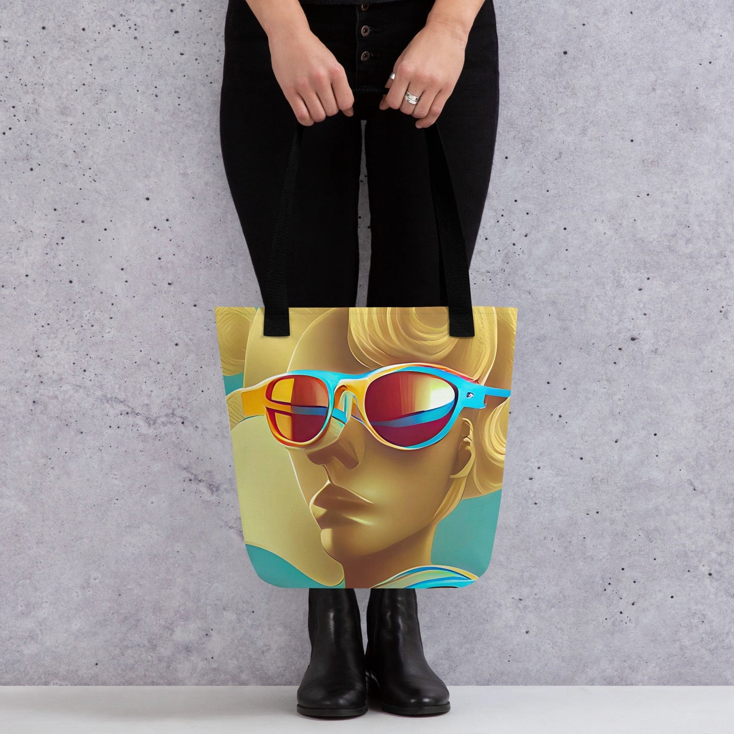 Retro Cool Blue - Tote Bag - iSAW Company