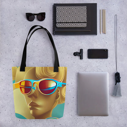 Retro Cool Blue - Tote Bag - iSAW Company