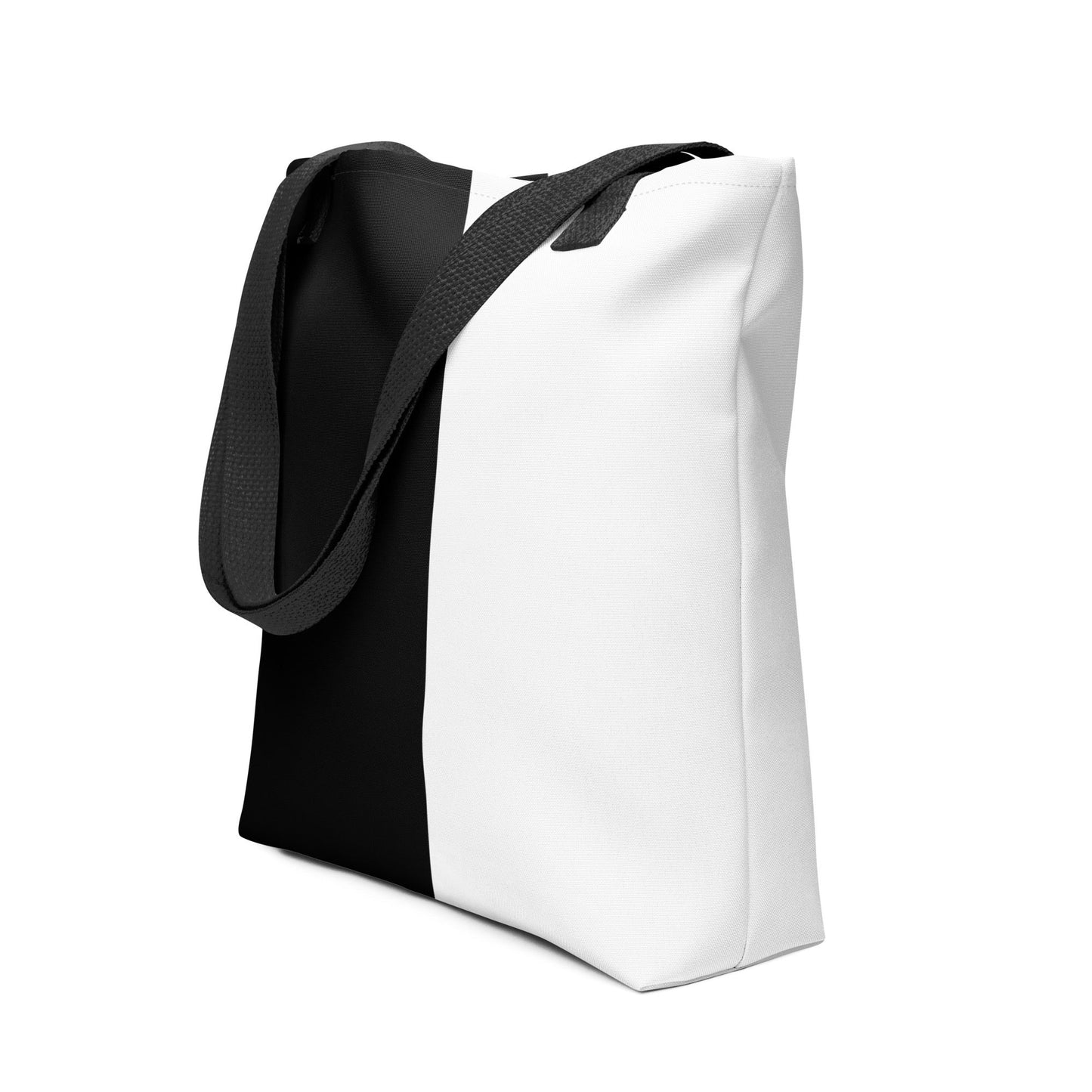 Half Black Half White - Tote Bag