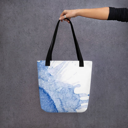 Watercolour Blue Splash - Tote Bag