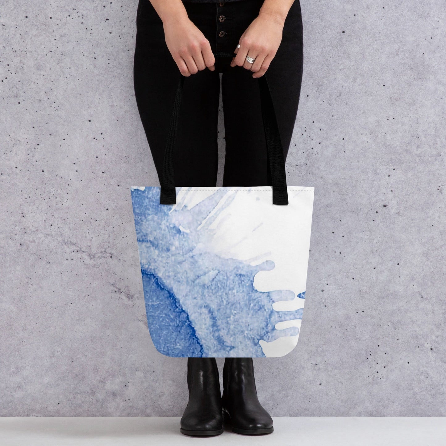 Watercolour Blue Splash - Tote Bag