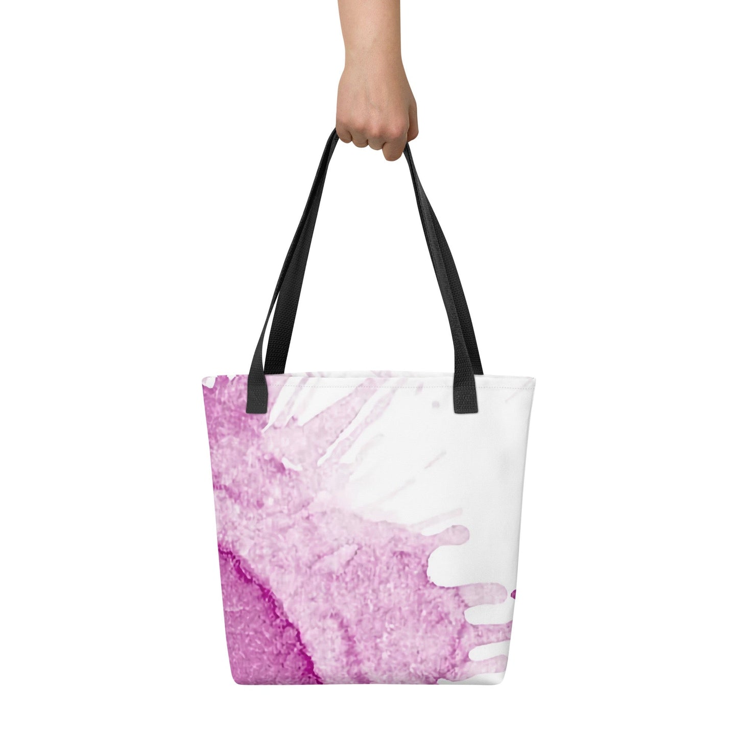 Watercolour Pink Splash - Tote Bag