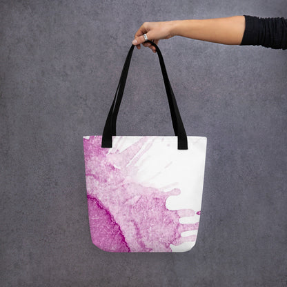 Watercolour Pink Splash - Tote Bag
