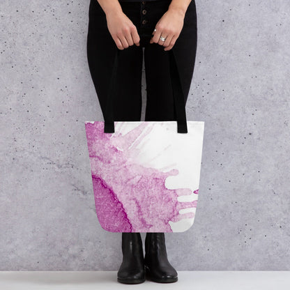 Watercolour Pink Splash - Tote Bag