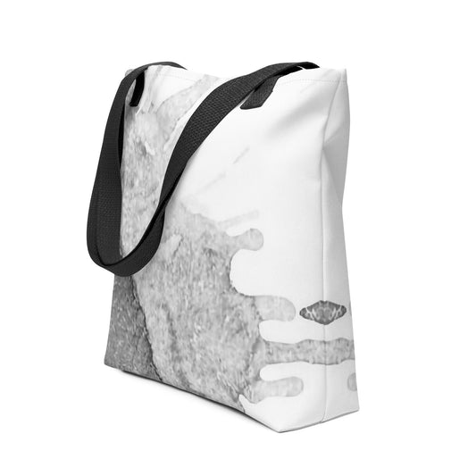 Watercolour Grey Splash - Tote Bag