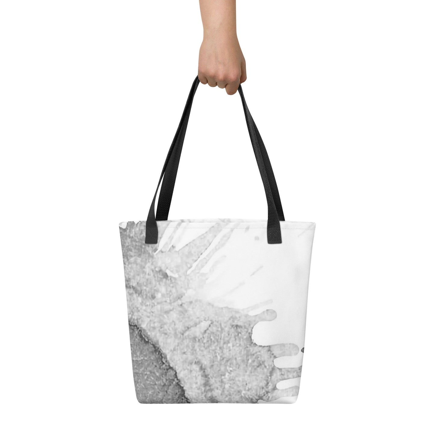 Watercolour Grey Splash - Tote Bag