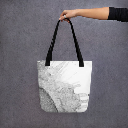 Watercolour Grey Splash - Tote Bag