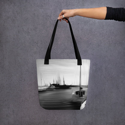 The Sleeping Yachts (at Night) - Tote Bag