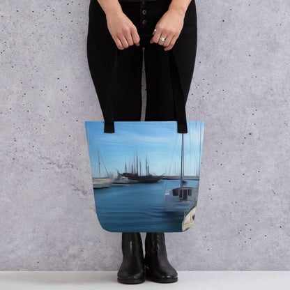 The Sleeping Yachts (at Morning) - Tote Bag