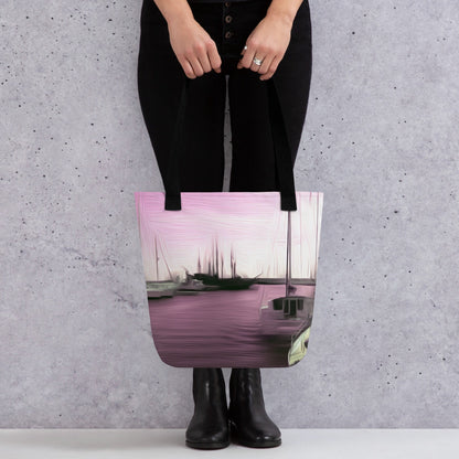 The Sleeping Yachts (at Evening) - Tote Bag