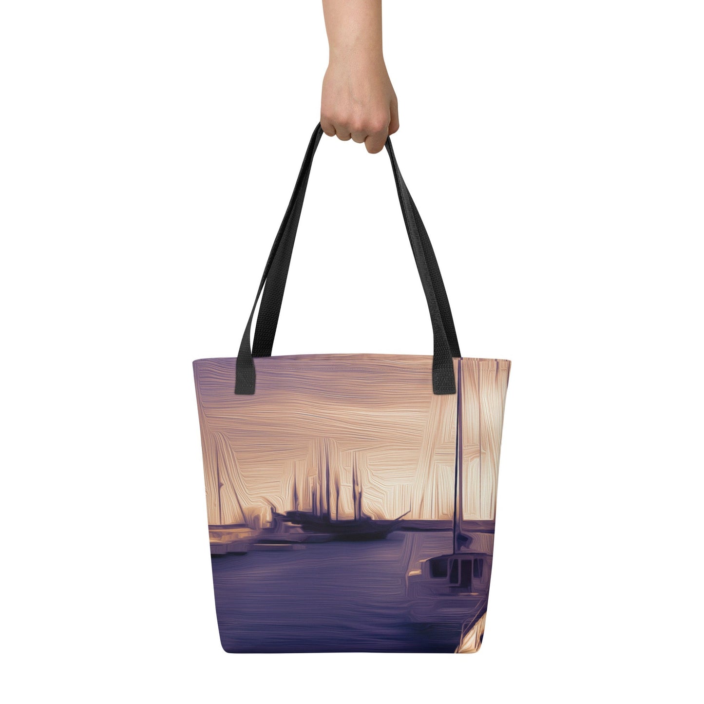 The Sleeping Yachts (at Sunset) - Tote Bag
