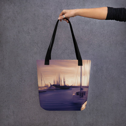 The Sleeping Yachts (at Sunset) - Tote Bag