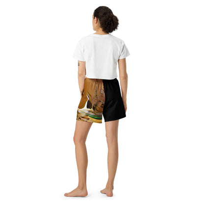 Half Black Half Gāolàng - Unisex Athletic Shorts