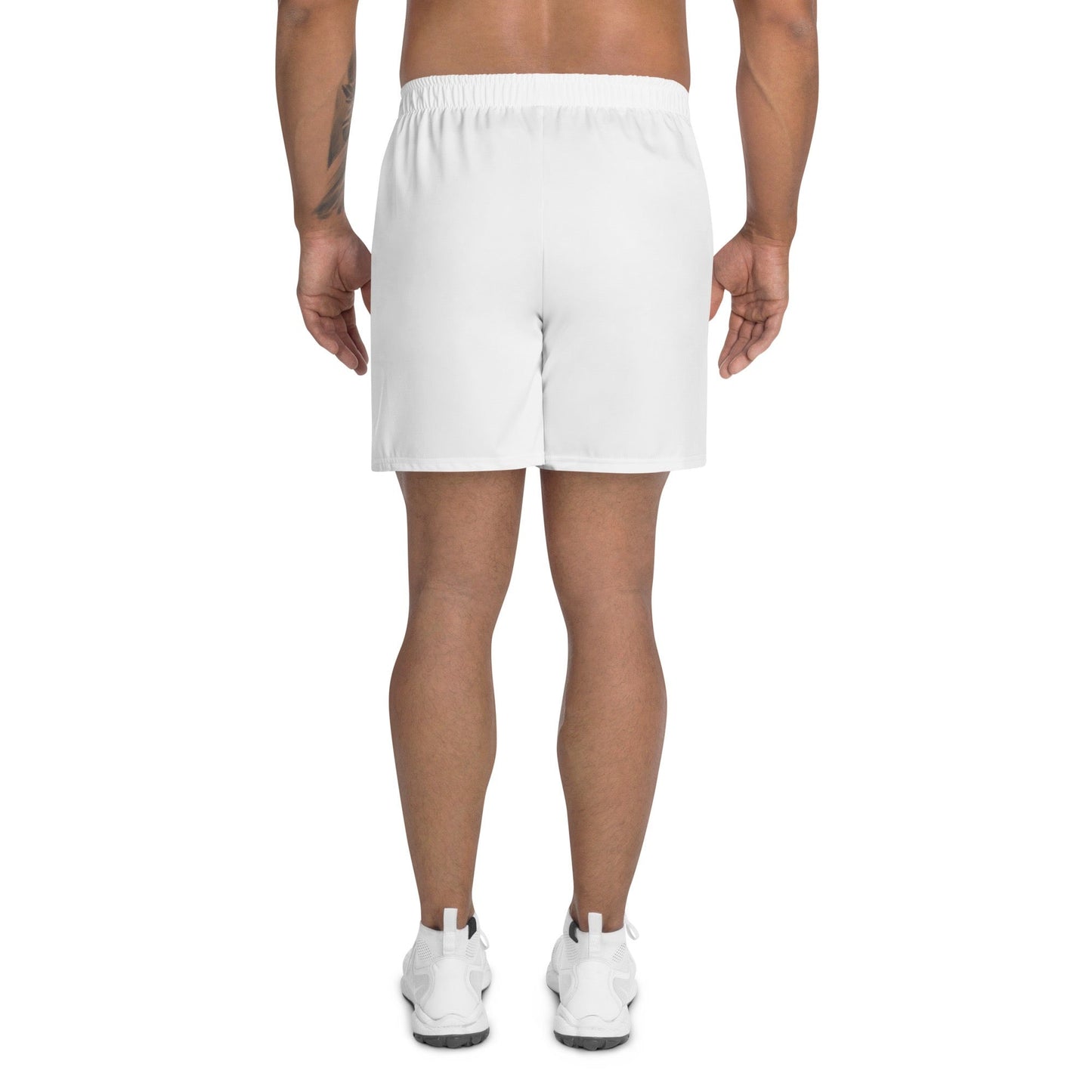 iSAW Unisex White Athletic Shorts