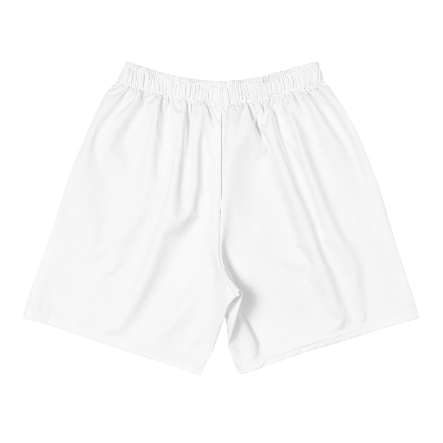iSAW Unisex White Athletic Shorts