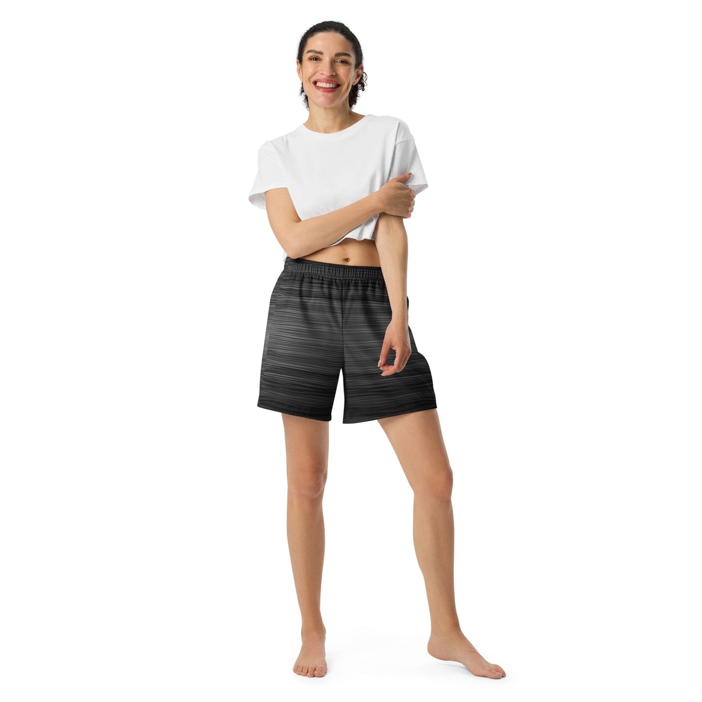 The Sleeping Yachts (at Night) - Unisex Athletic Shorts