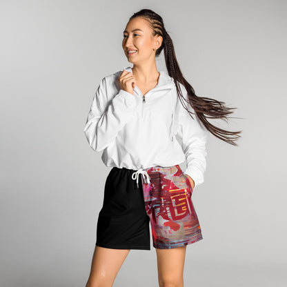 Half Black Half Báijiǔ - Unisex Athletic Shorts