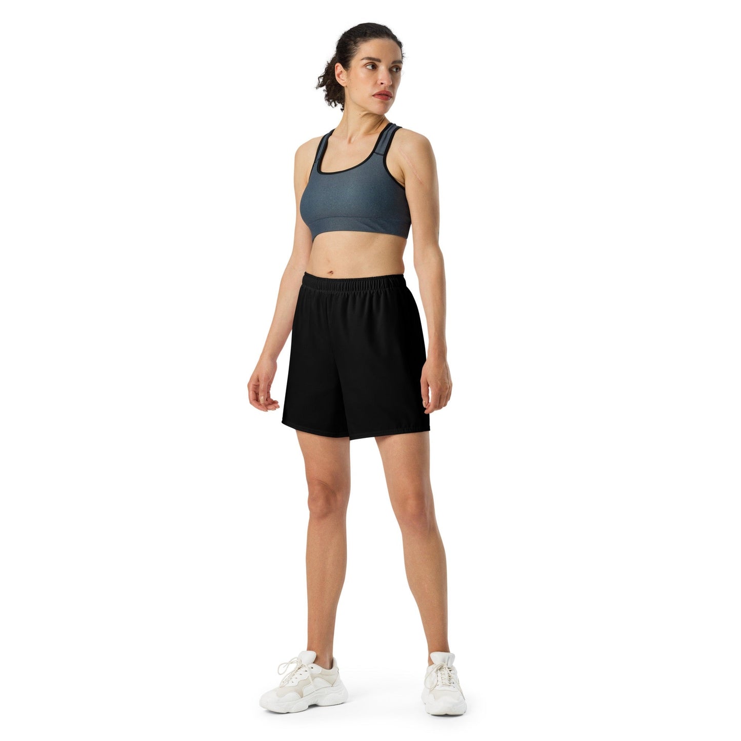 iSAW Unisex Black Athletic Shorts