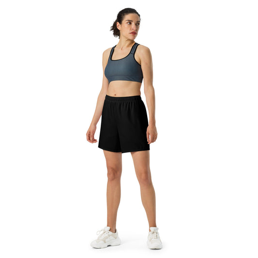 iSAW Unisex Black Athletic Shorts