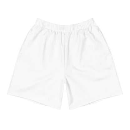 iSAW Unisex White Athletic Shorts