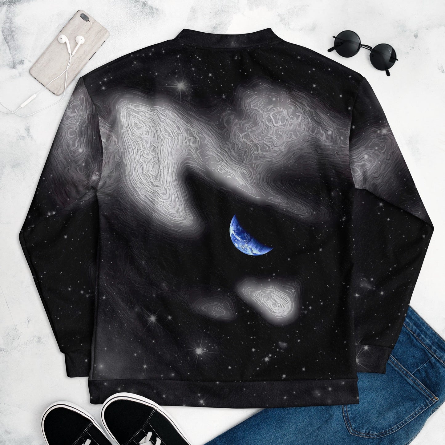 In The Quiet of Your Mind - Womens Bomber Jacket