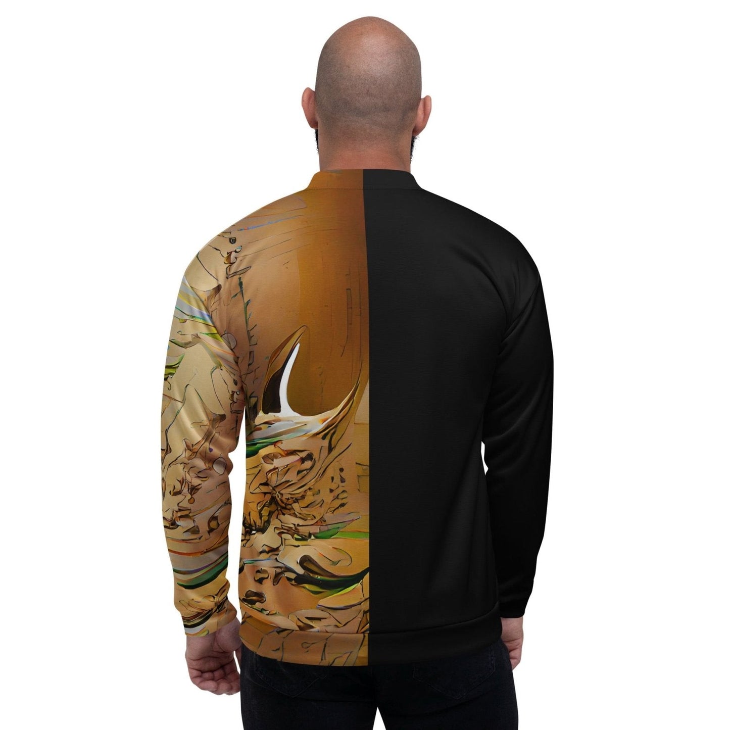 Half Black Half Gāolàng - Unisex Bomber Jacket