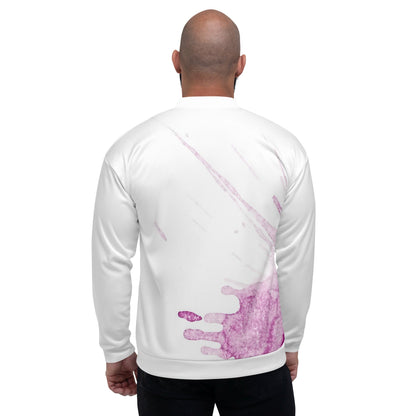 Watercolour Pink Splash - Unisex Bomber Jacket