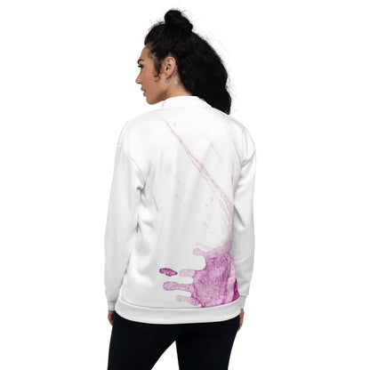 Watercolour Pink Splash - Unisex Bomber Jacket