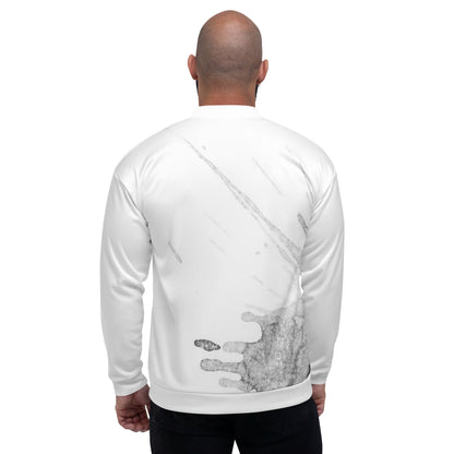 Watercolour Grey Splash - Unisex Bomber Jacket