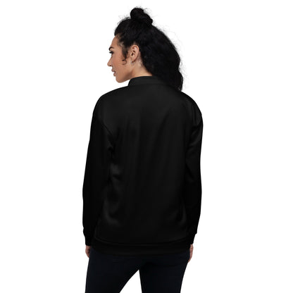 iSAW Unisex Black Bomber Jacket