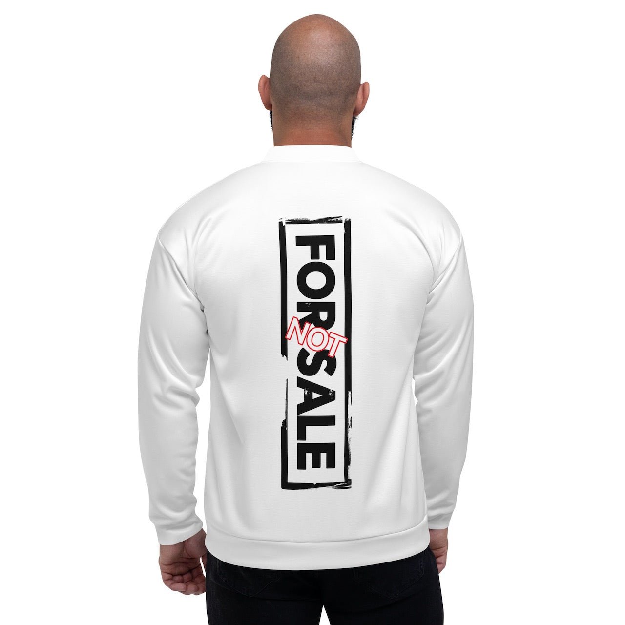 Not For Sale Black Stamp - Unisex Bomber Jacket