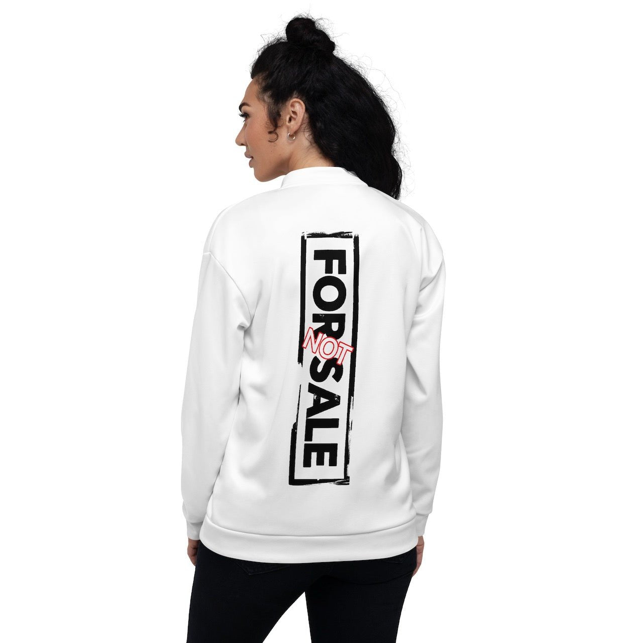 Not For Sale Black Stamp - Unisex Bomber Jacket