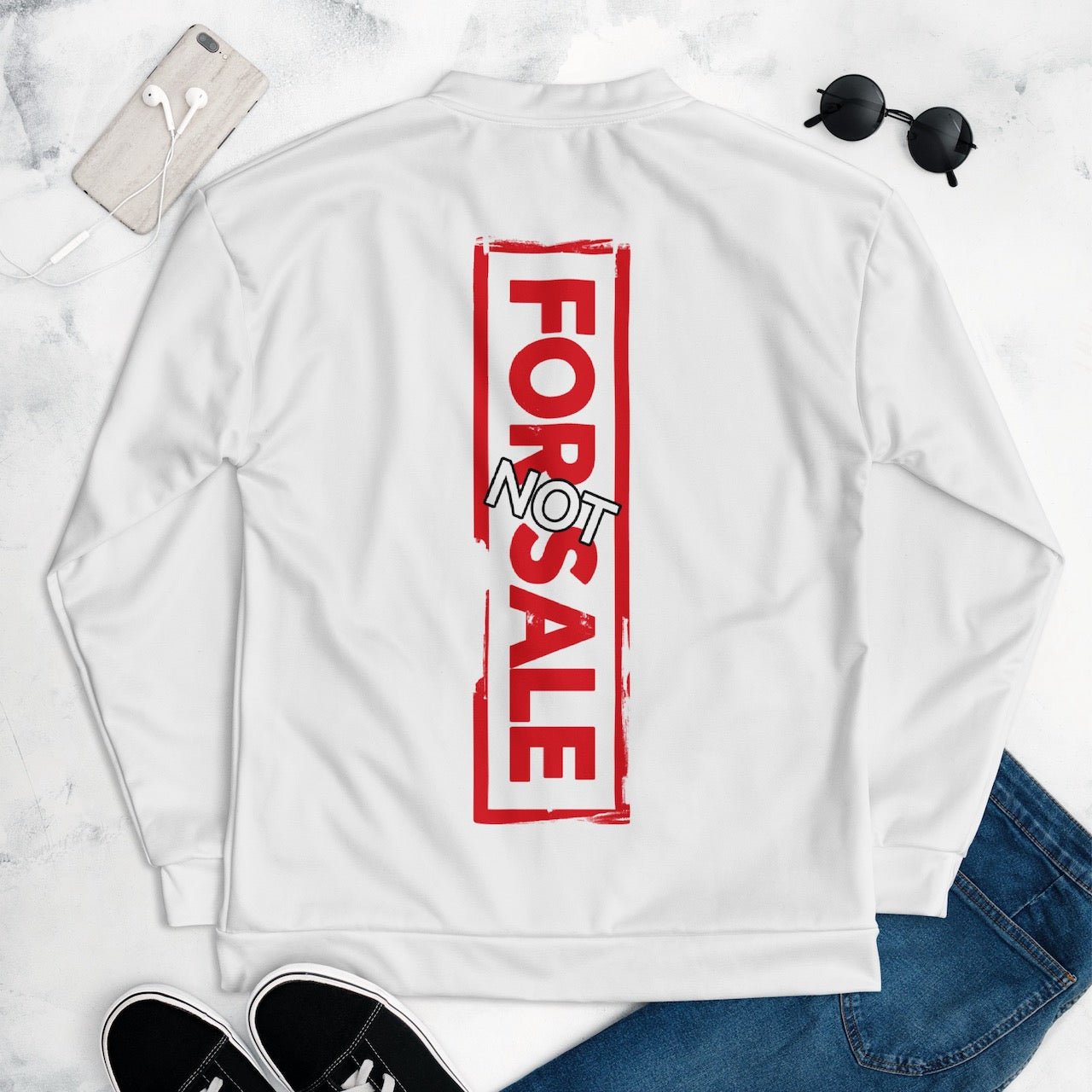 Not For Sale Red Stamp - Unisex Bomber Jacket