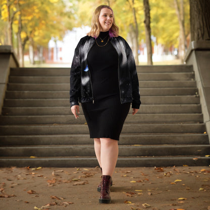 In The Quiet of Your Mind - Womens Bomber Jacket