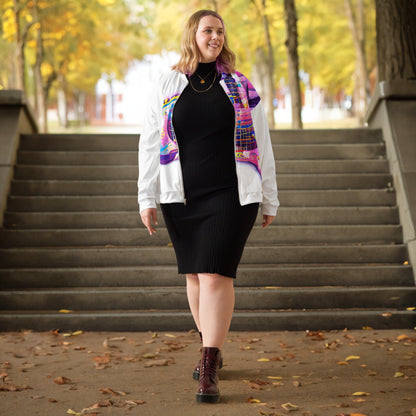 Hippie Guitar - Womens Bomber Jacket - iSAW Company