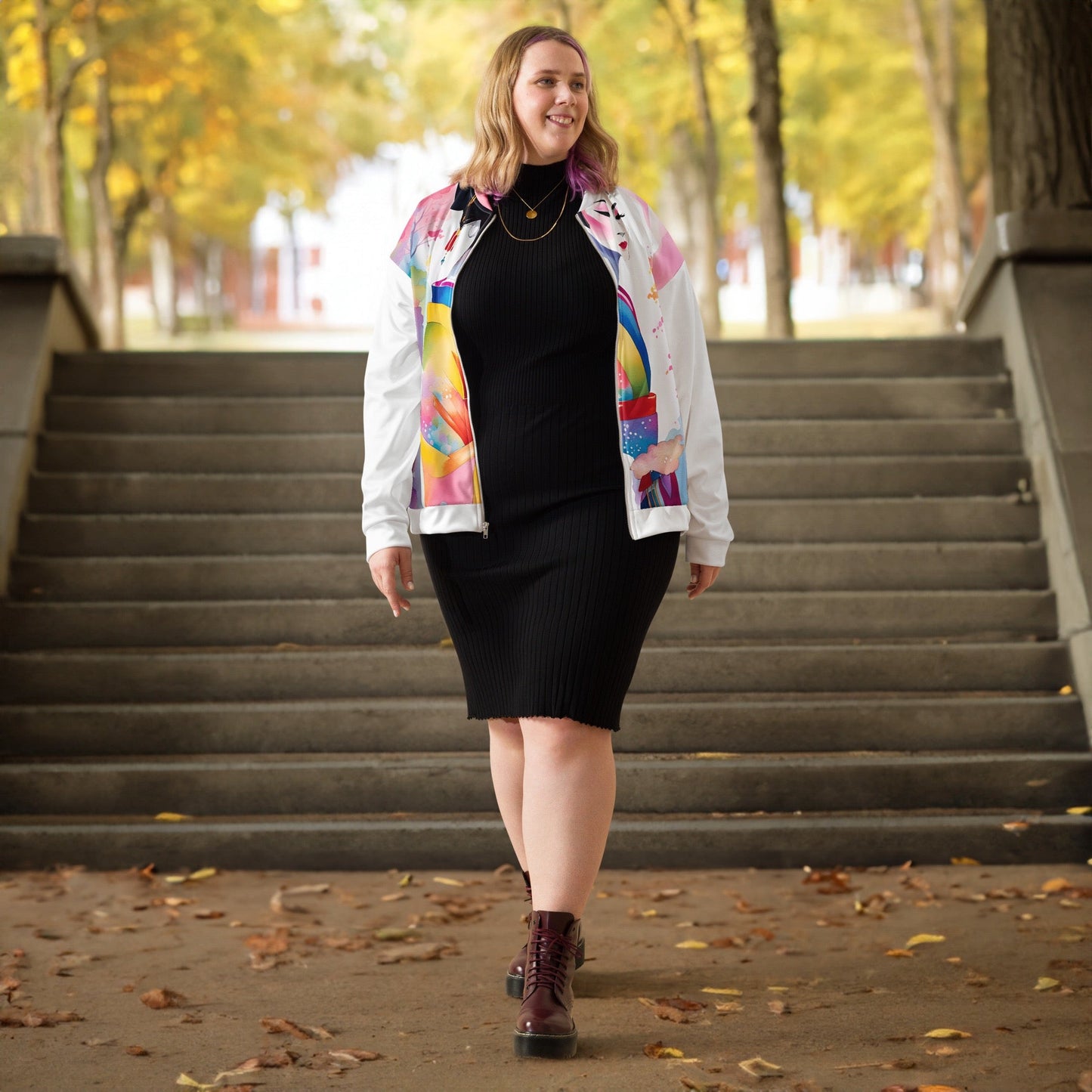 Geisha Girl - Womens Bomber Jacket