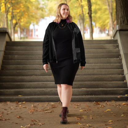 Shhh! - Womens Bomber Jacket - iSAW Company