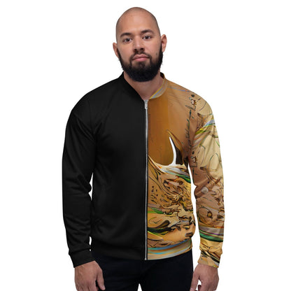 Half Black Half Gāolàng - Unisex Bomber Jacket