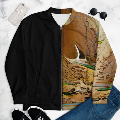 Half Black Half Gāolàng - Unisex Bomber Jacket