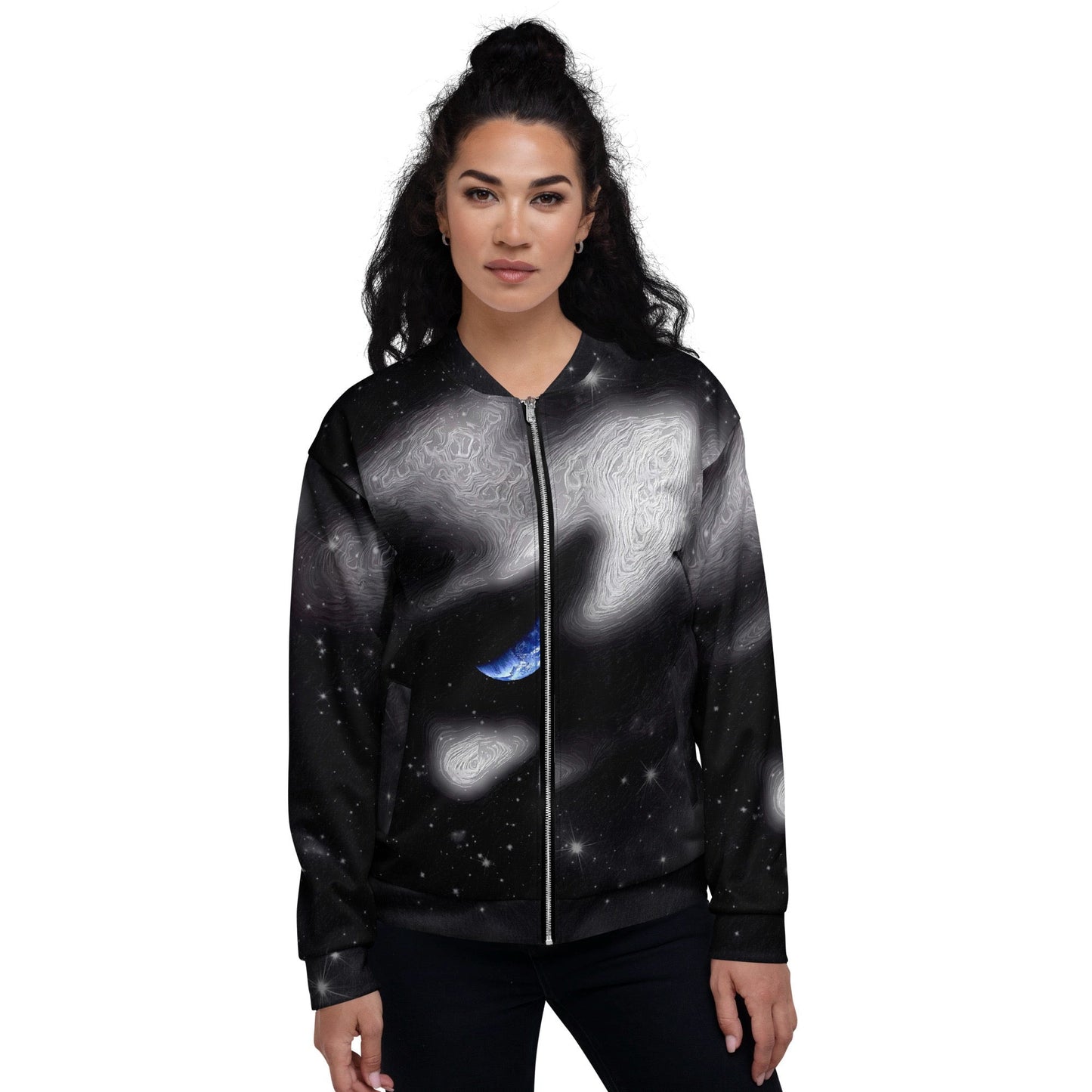 In The Quiet of Your Mind - Womens Bomber Jacket
