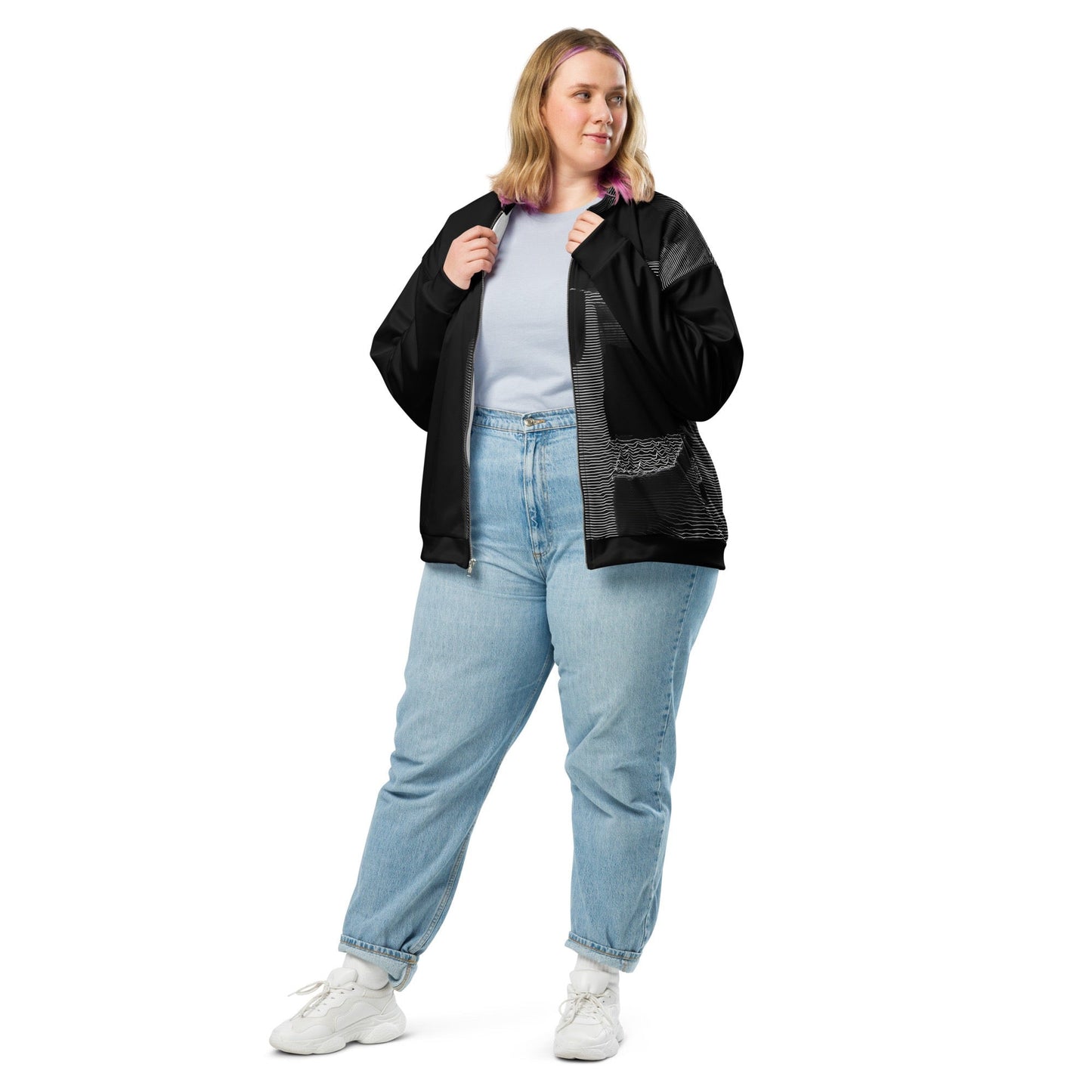 Shhh! - Womens Bomber Jacket - iSAW Company