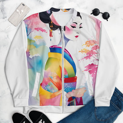 Geisha Girl - Womens Bomber Jacket