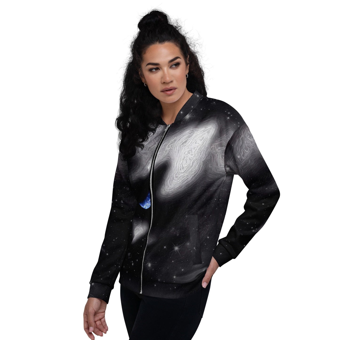 In The Quiet of Your Mind - Womens Bomber Jacket