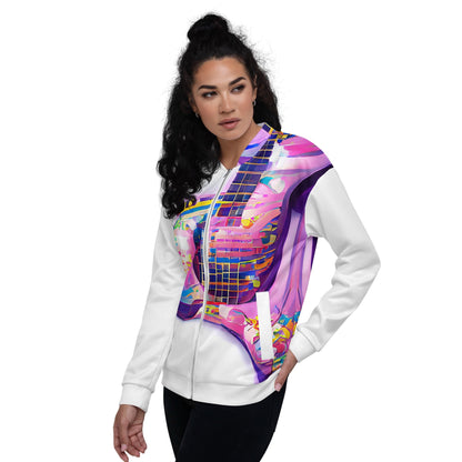 Hippie Guitar - Womens Bomber Jacket - iSAW Company