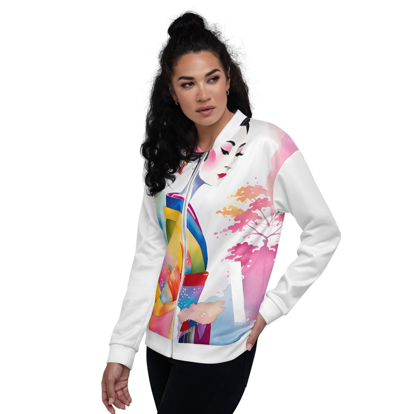Geisha Girl - Womens Bomber Jacket