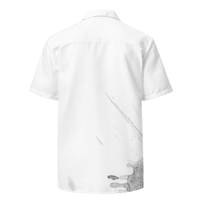 Watercolour Grey Splash - Unisex Button Shirt